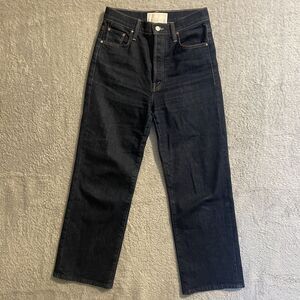 Mother Superior The Rambler Ankle Jeans Women's 27 Clean Up Your Act Button EUC